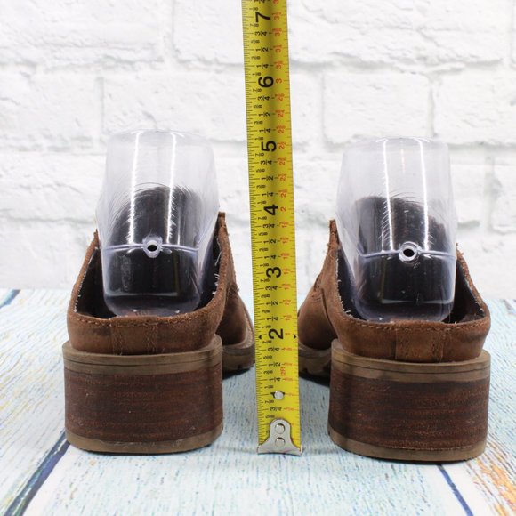 TIMBERLAND Leather Mule Clog Comfort Slip On 8 M - Picture 8 of 9